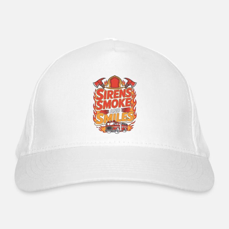 Fire Lieutenant Sirens Smoke And Fire Department Bio-Baseballkappe