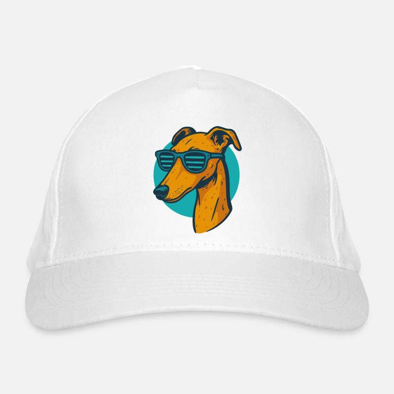 Lévrier, lunettes de soleil Galgo, Pop Art Casquette classique bio