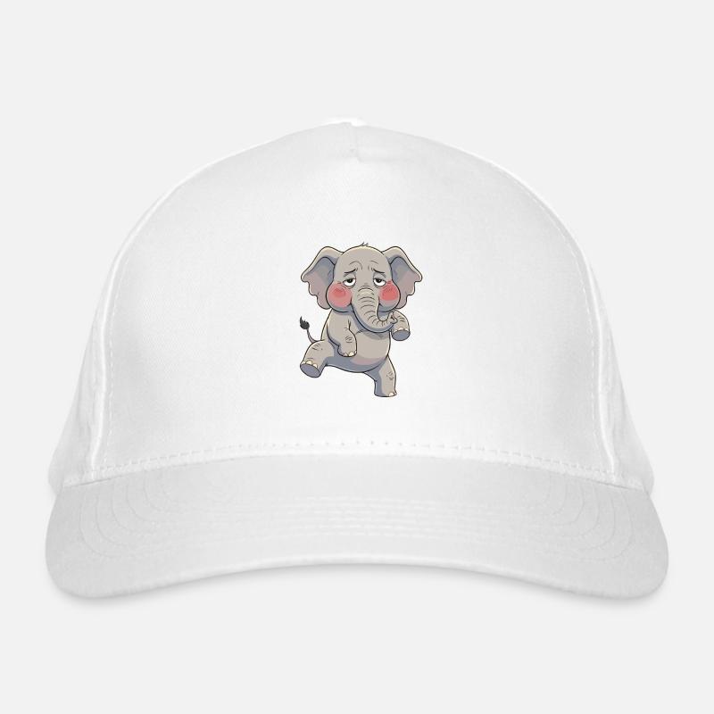 Bébé éléphant câlin Casquette classique bio