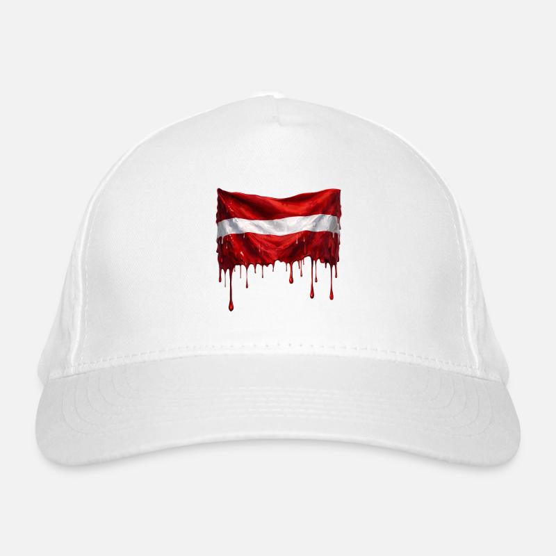 Drapeau letton couleur Casquette classique bio