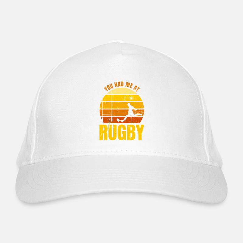 Rugby saying Organic Baseball Cap