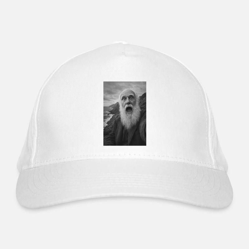 Charles Darwin Selfie Organic Baseball Cap