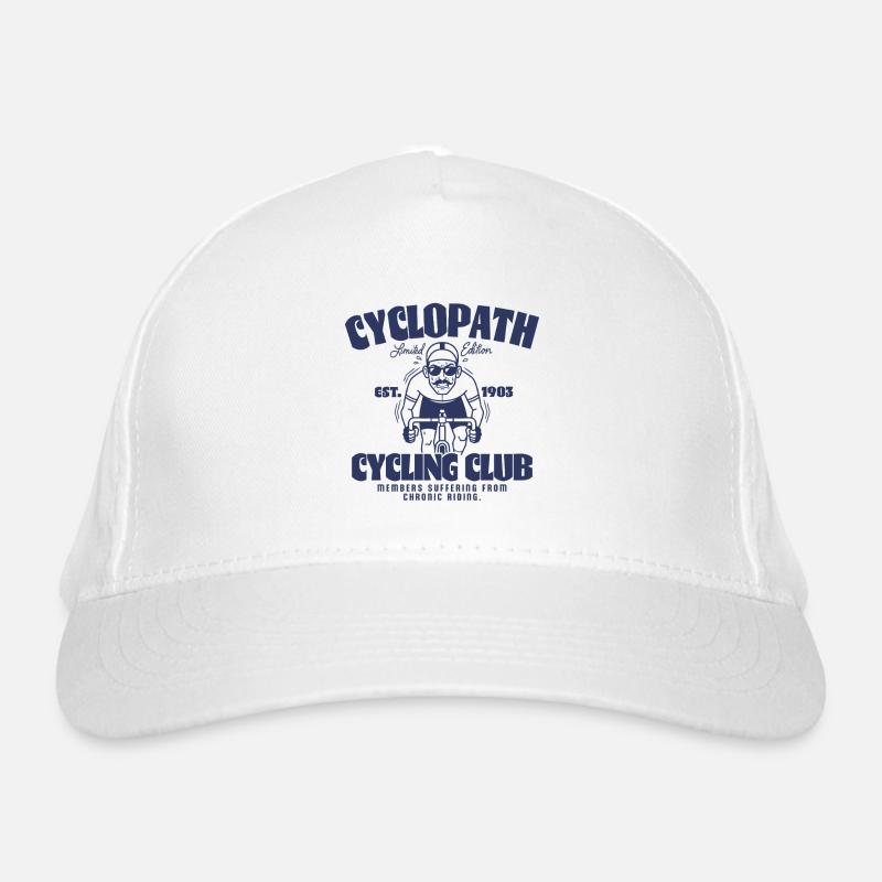 Club de cyclisme cyclopathe, vélo de route, cyclisme Casquette classique bio