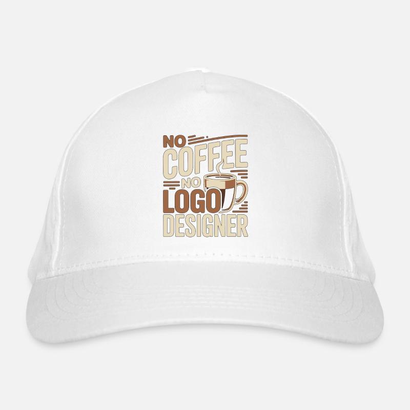 Logo Designer No Coffee Illustrator Coffee Lover Organic Baseball Cap