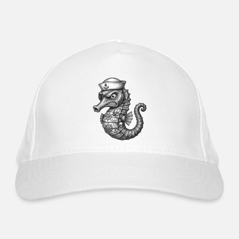Käpt'n Seepferdchen ist heute mies drauf Bio-Baseballkappe
