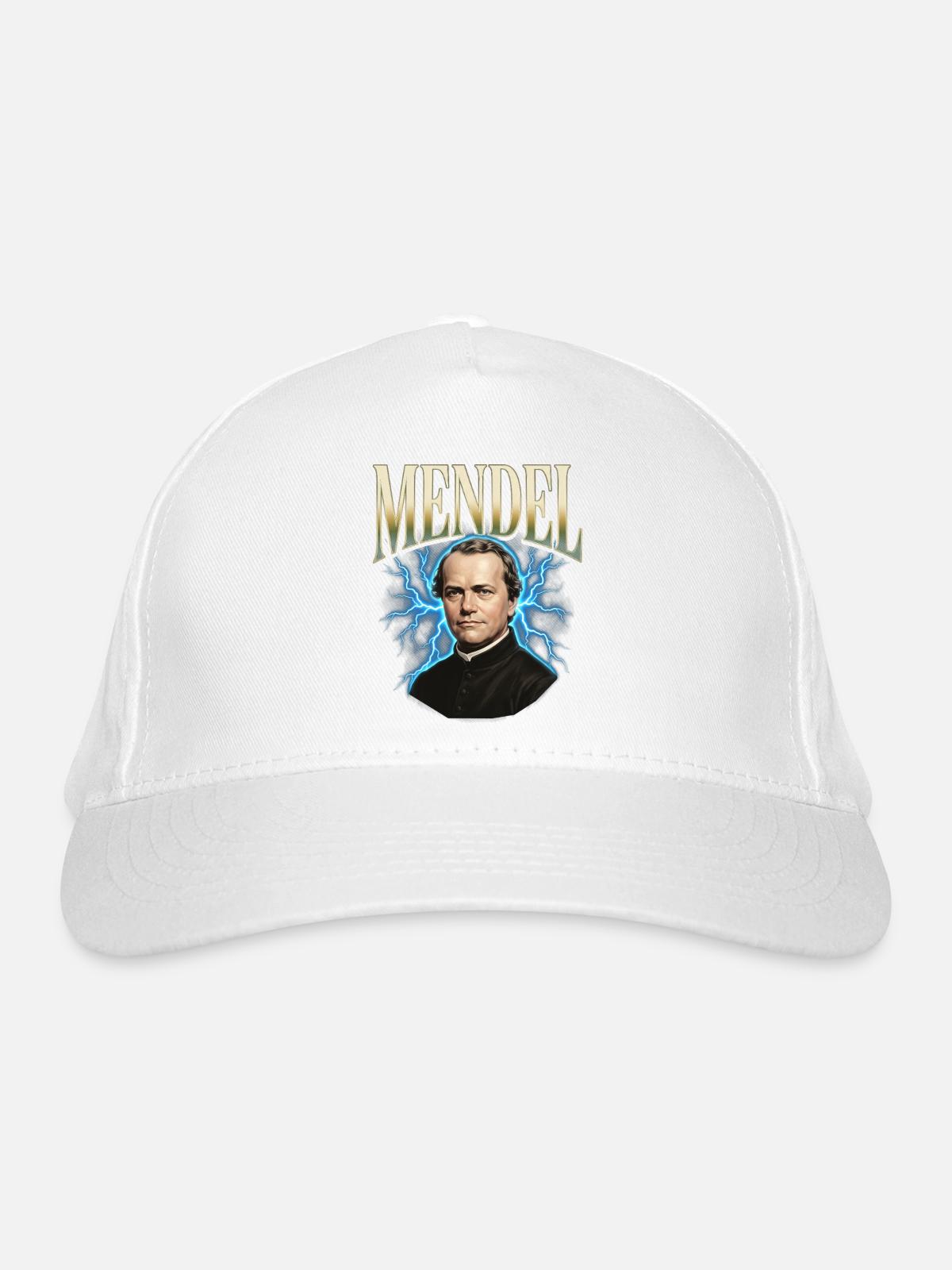 Gregor Mendel Donner - Casquette classique bio - blanc - Devant