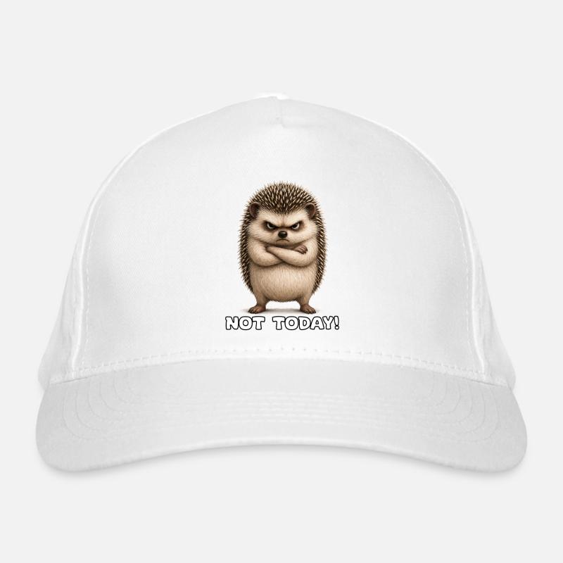 Not today hedgehogs with spines Organic Baseball Cap