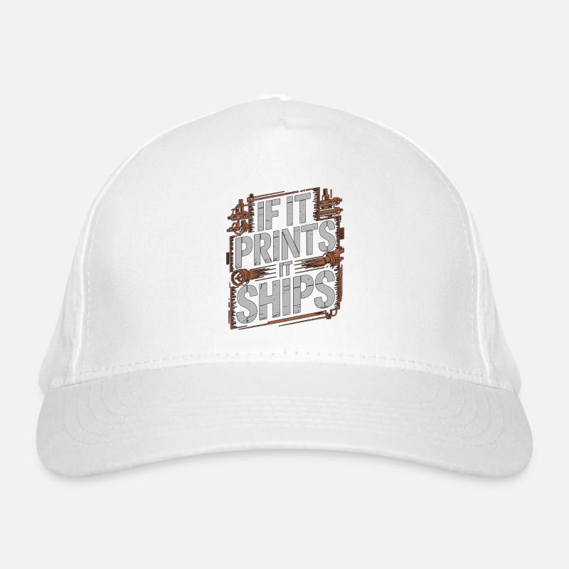Designer d’impression : Si ça imprime, expédie Print Expert Casquette classique bio