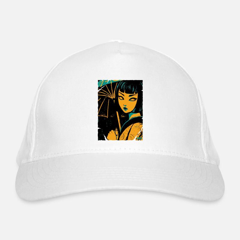 Geishas en lumière néon Casquette classique bio