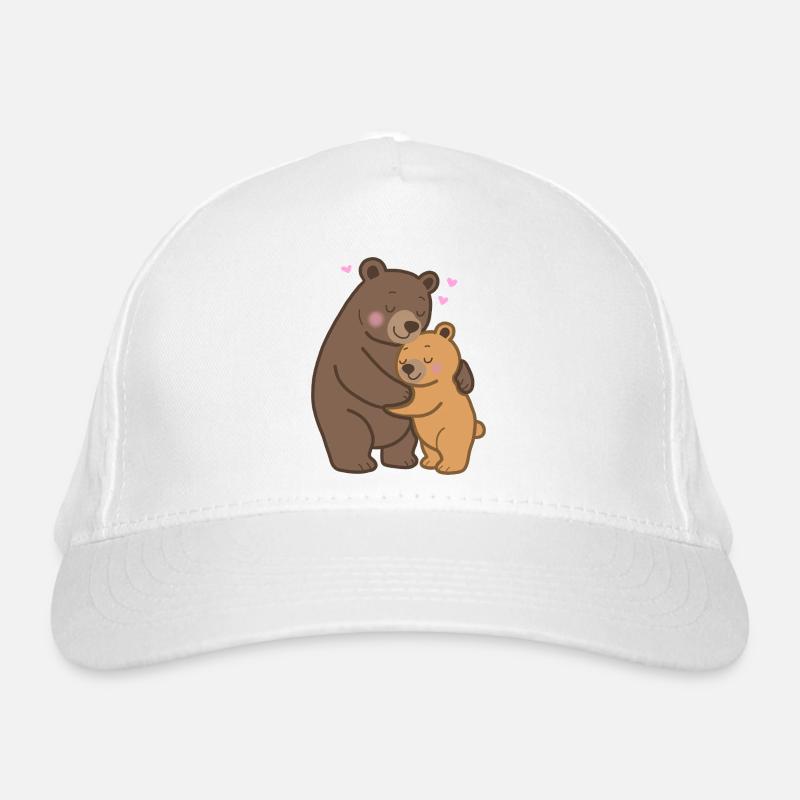 Maman Ours et Bébé Ours Casquette classique bio