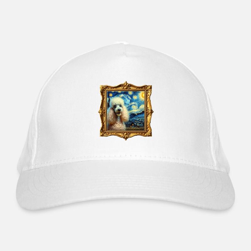 Nuit étoilée de caniche Casquette classique bio