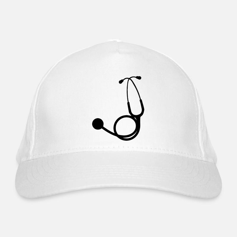 Stethoskop schwarz Bio-Baseballkappe