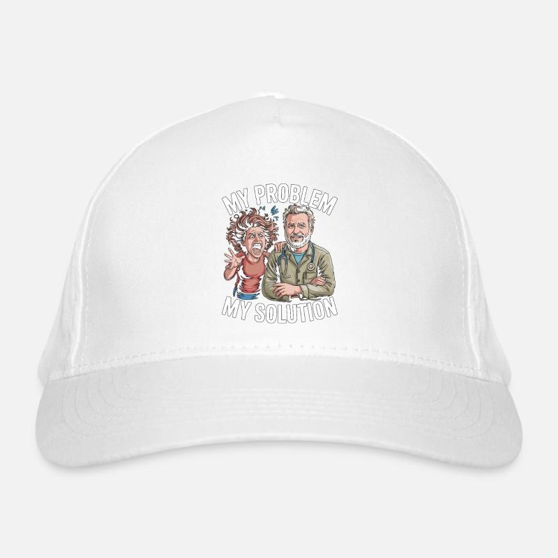 Wildlife Vet My Problem My Solution Pictogram Dad Bio-Baseballkappe