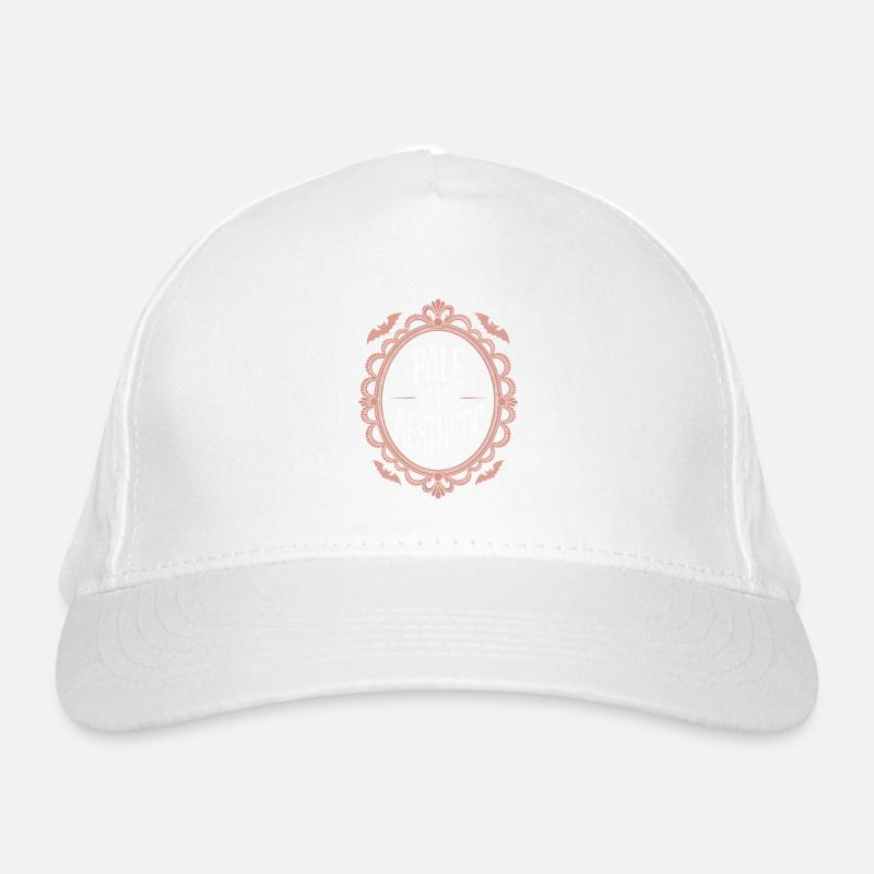 Pale Aesthetic: Delicate pastel lace Organic Baseball Cap