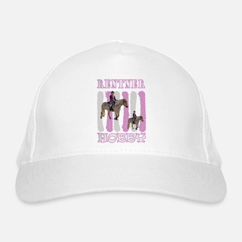 Rentner Hobby Reiten Bio-Baseballkappe