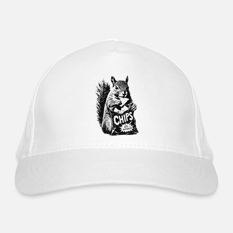Chips Eichhörnchen Bio-Baseballkappe