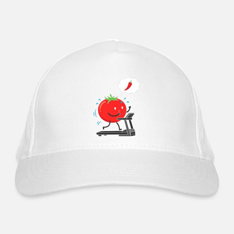 Tomate sur tapis de course Casquette classique bio