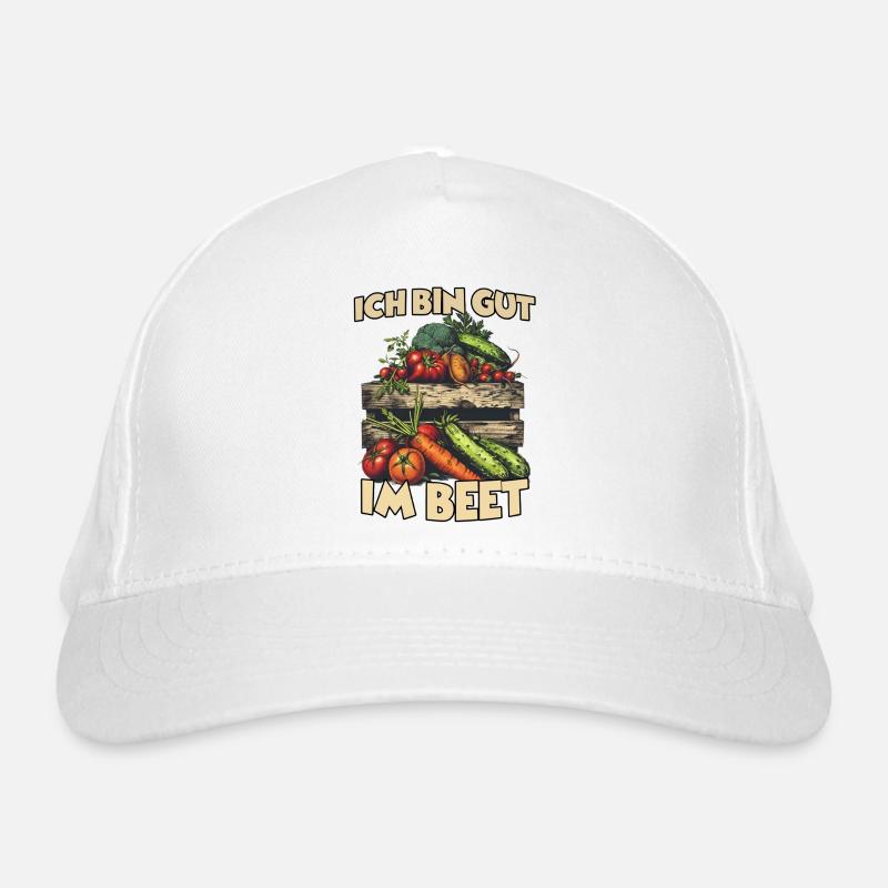 Hochbeet Gemüse Gartenarbeit Selbstversorger  Bio-Baseballkappe