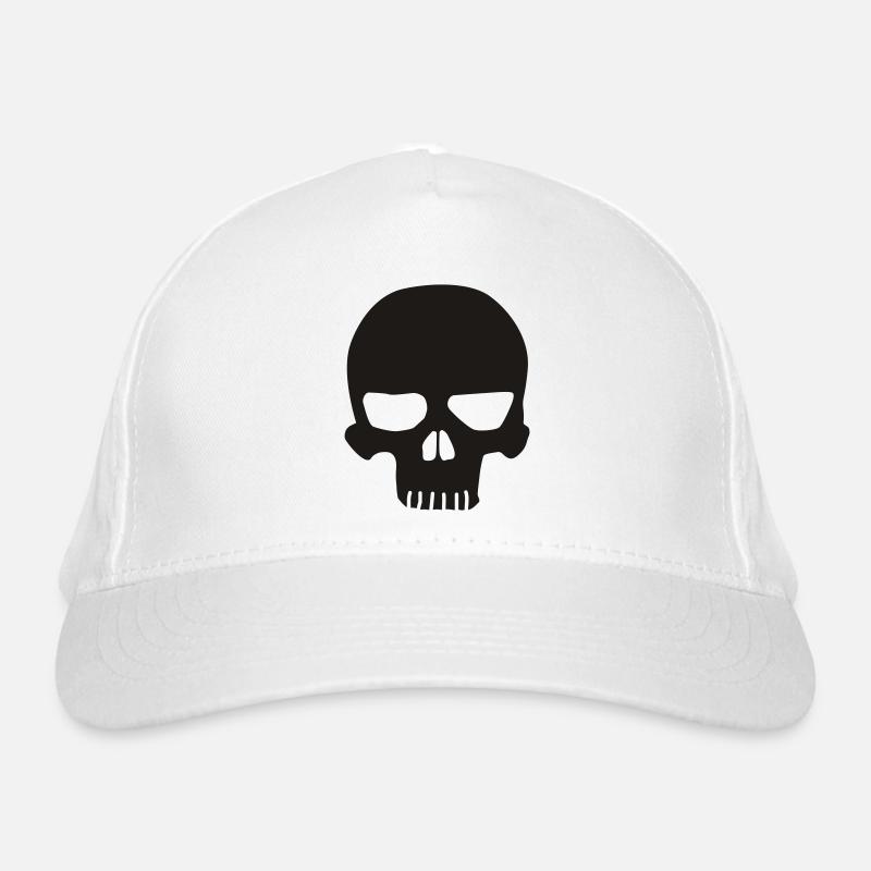 Skull Organic Baseball Cap