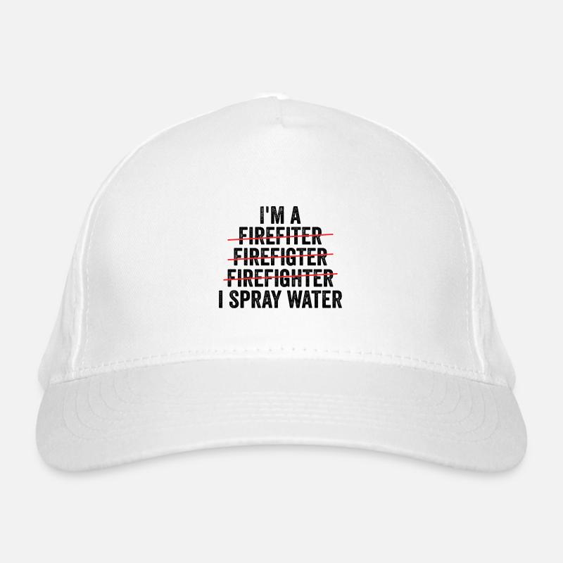 Ich bin Feuerwehrmann Bio-Baseballkappe