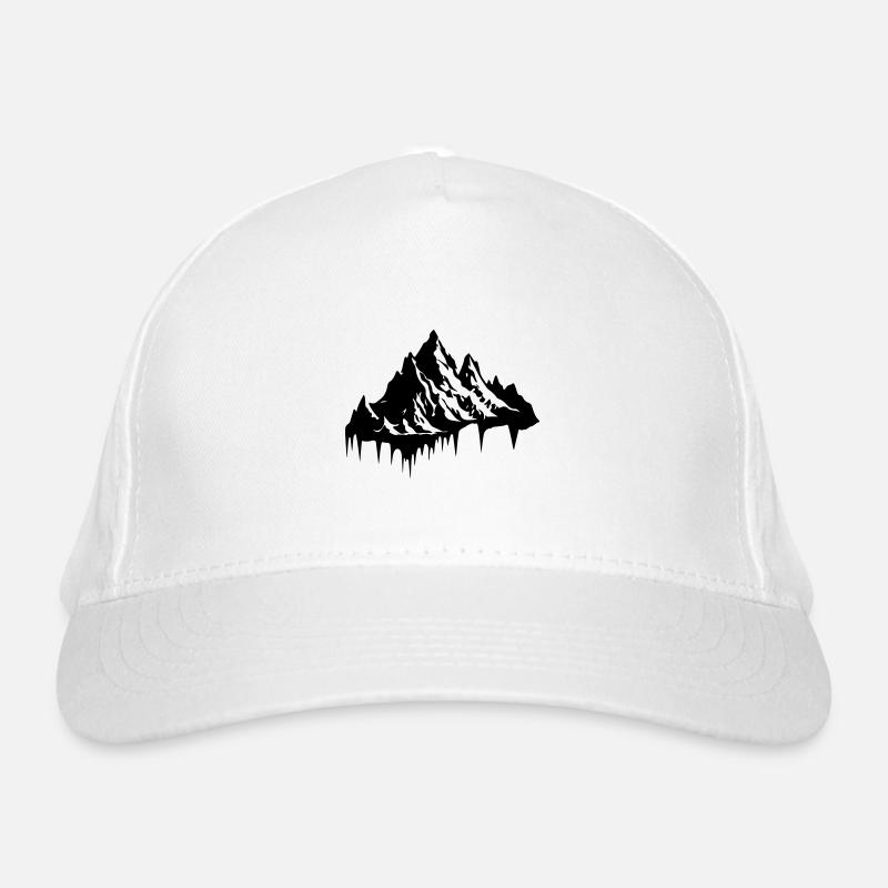 Mountain Silhouette Organic Baseball Cap