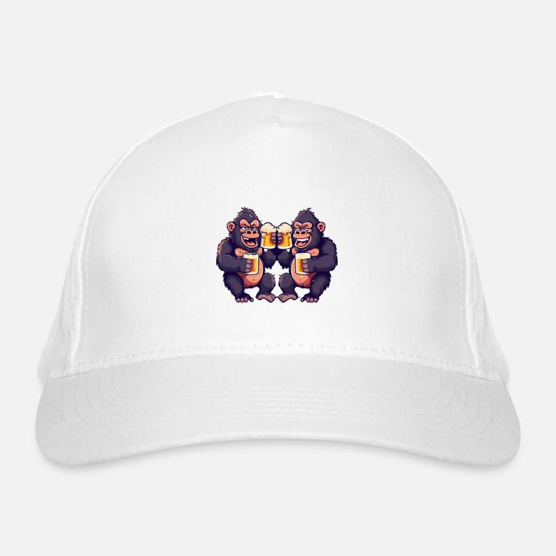 Gorille Comic Bière Drôle Booze Casquette classique bio