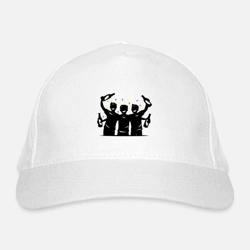 Drinking Silhouette Symbol Organic Baseball Cap