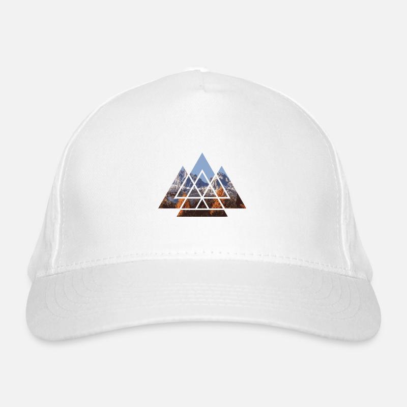 Mountains Abstract - Organic Baseball Cap