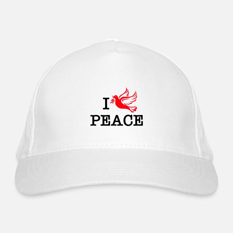 I love peace 2 Casquette classique bio