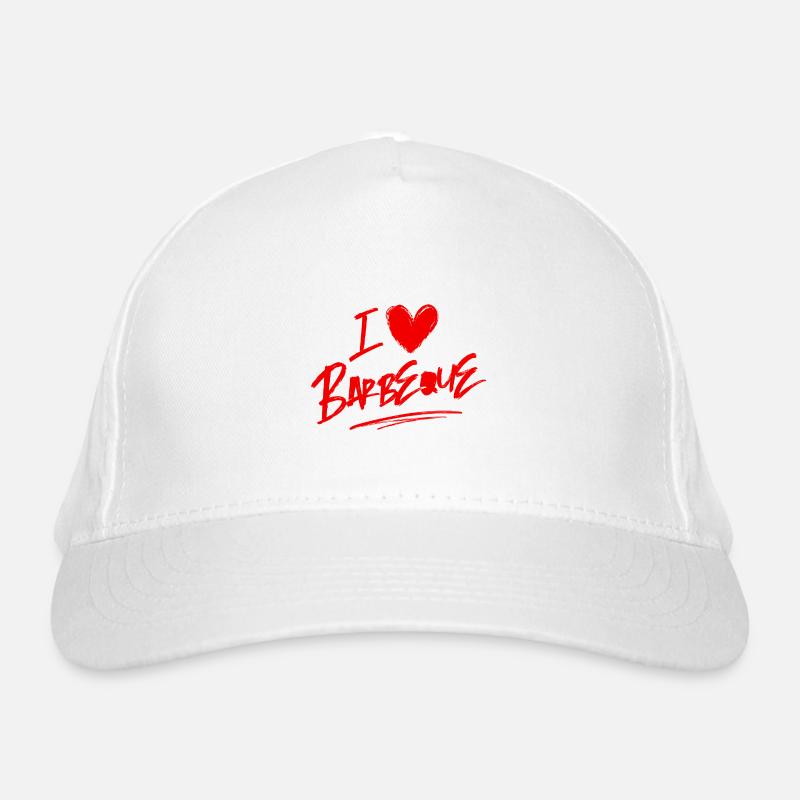 Ich liebe Barbeque Bio-Baseballkappe