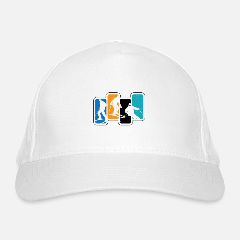 Skifahrerweinlese - (s.k) Bio-Baseballkappe