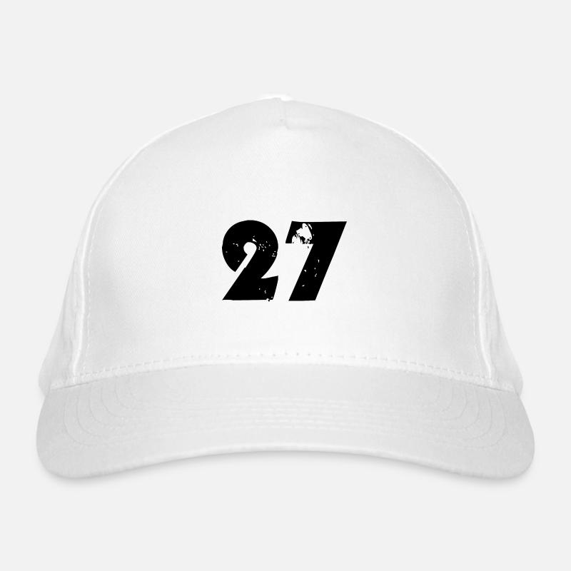 27 Number Organic Baseball Cap