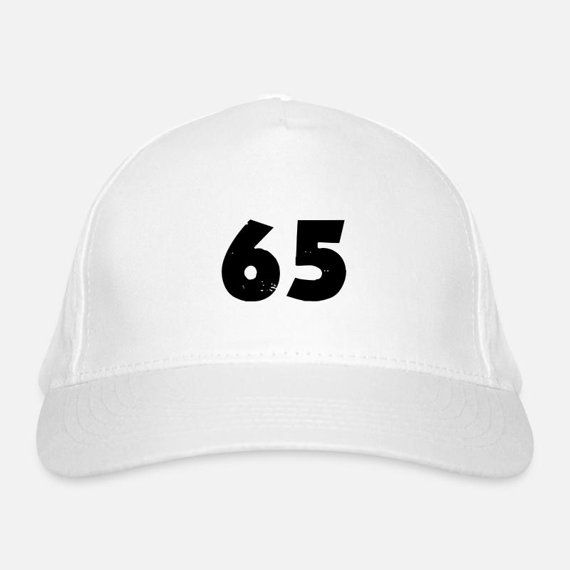 65 number Organic Baseball Cap