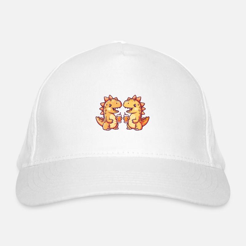 Dinosaur Stegosaurus Beer Booze Organic Baseball Cap