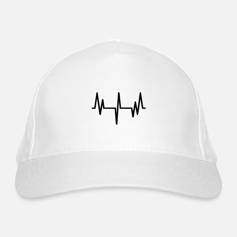 Pulse, heartbeat Organic Baseball Cap