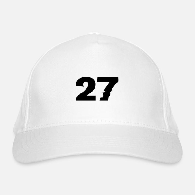 27 Number Organic Baseball Cap