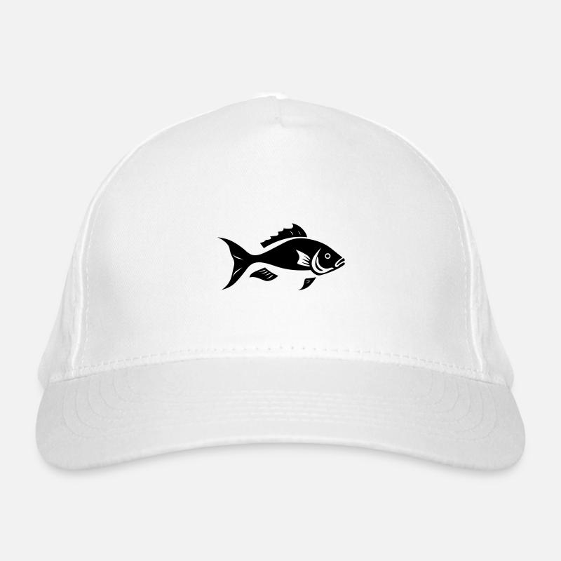 Small Carp Fish Organic Baseball Cap