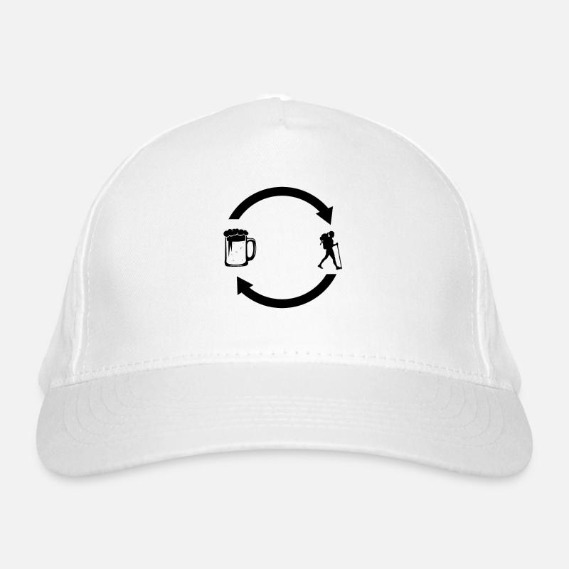 Bier loading Pfeile und Wandern 1 - Bio-Baseballkappe