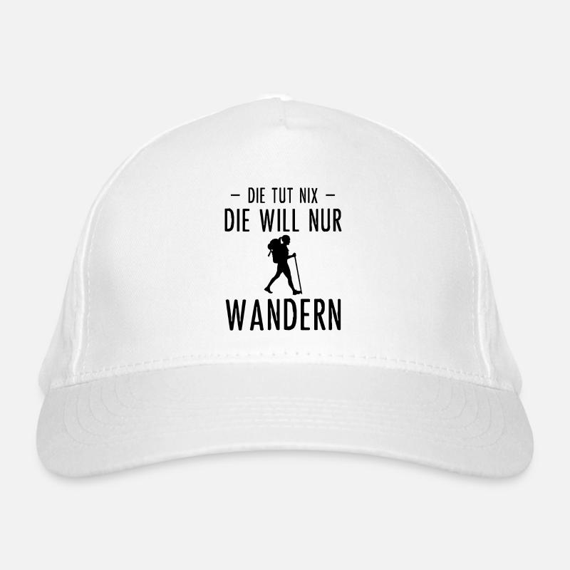 Die Tut Nix Die Will Wanders Nur Wanders - Bio-Baseballkappe