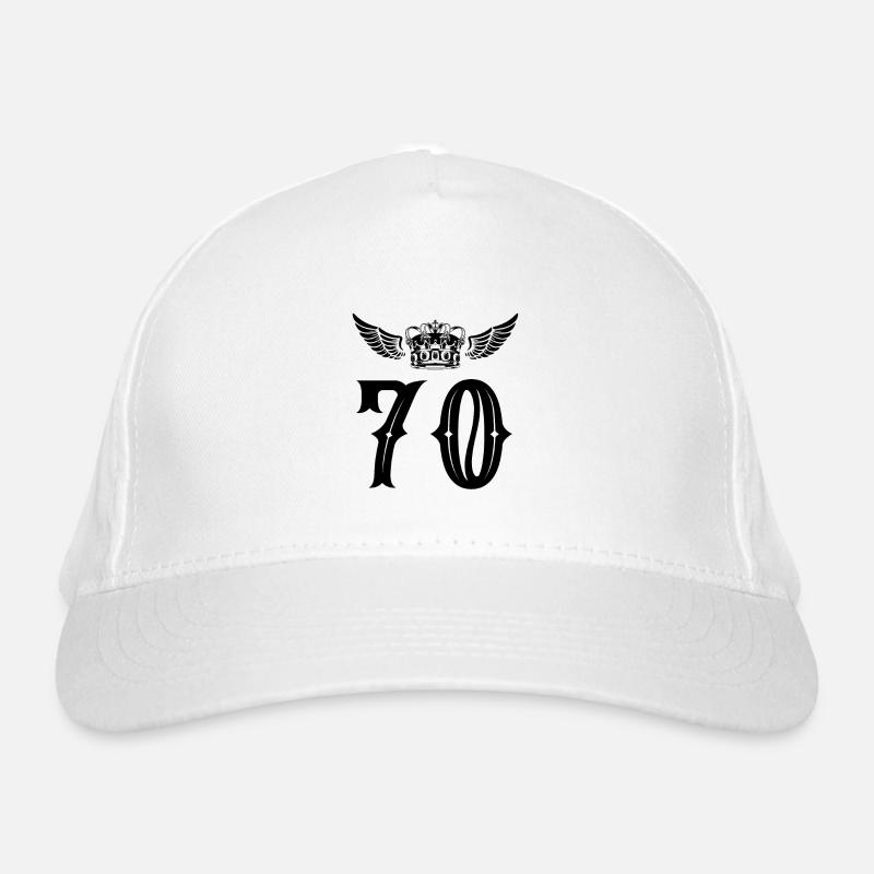 70 Couronne de numéros Casquette classique bio