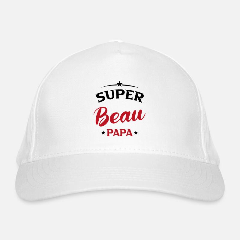 Beau-père Cadeau Super beau papa Casquette classique bio