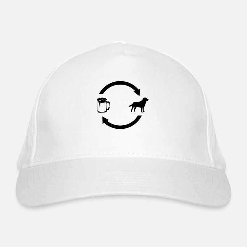 Beer loading arrows and dog - Organic Baseball Cap