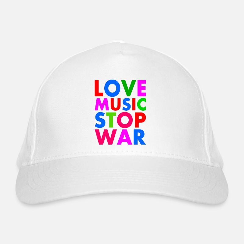 Stop war Bio-Baseballkappe