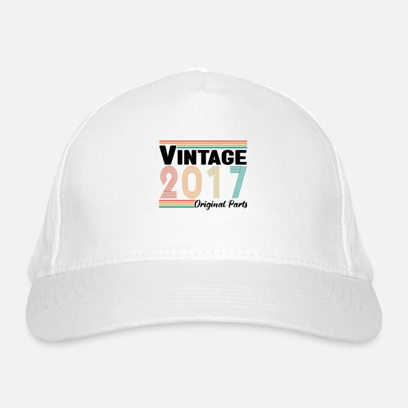 2017 Vintage Cadeau Anniversaire Casquette classique bio