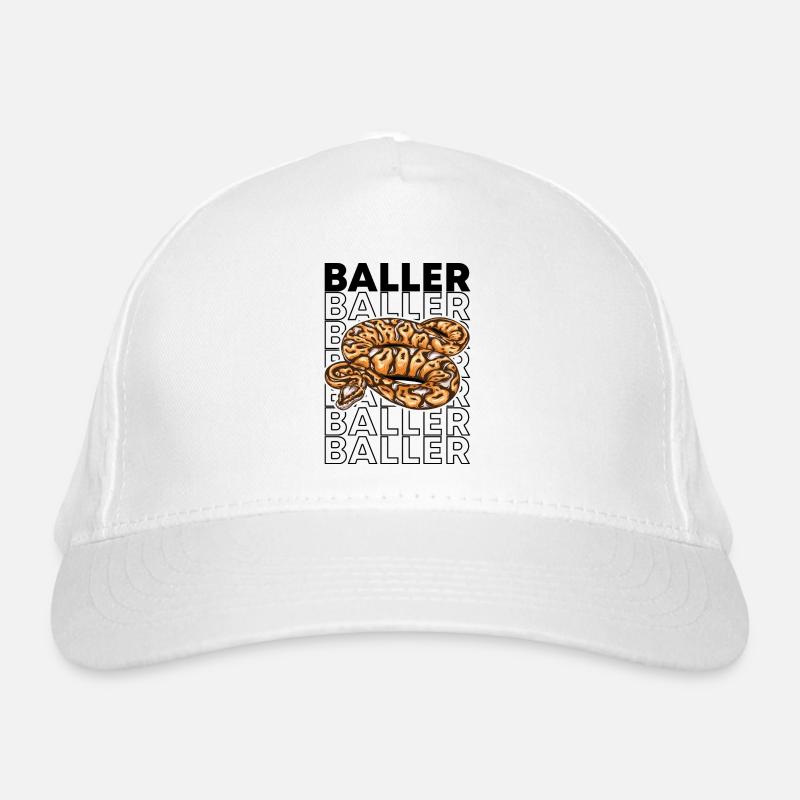 Ball Python 80's Style Baller Royal Python Snake Casquette classique bio
