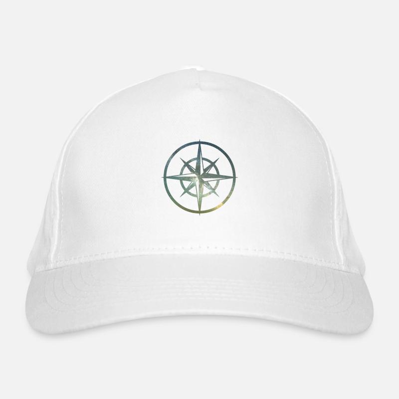 Points cardinaux de la boussole Casquette classique bio