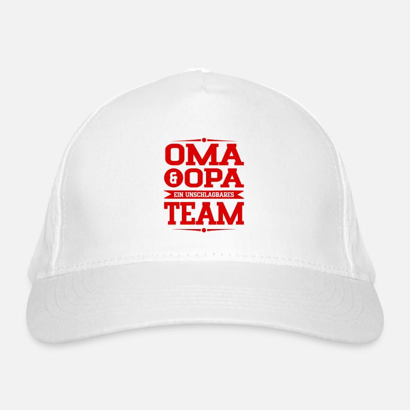 oma und opa team Bio-Baseballkappe