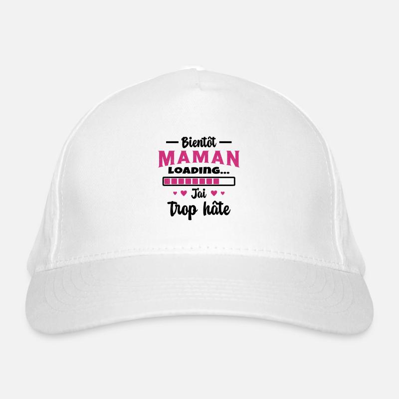 Bientôt Maman Cadeau Future Maman Casquette classique bio