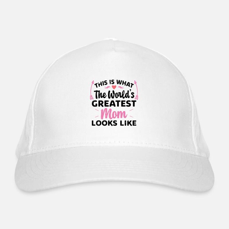 So sieht die beste Mutter der Welt aus Bio-Baseballkappe