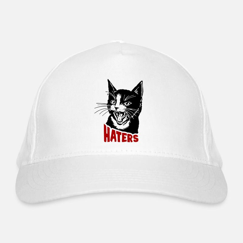 Cat and hater Organic Baseball Cap